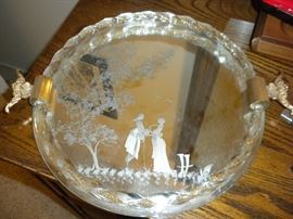 VINTAGE MURANO SERVING PLATTER 