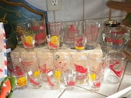 VINTAGE FIREMAN GLASSWARE