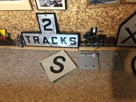 Misc Cast Iron Railroad Signs
