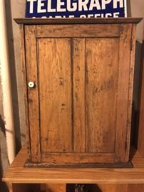 1940's Railroad Depot Cabinet