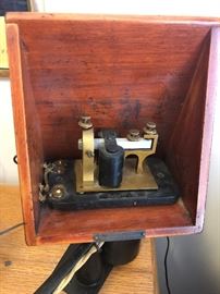 Western Union Telegraph on Arm