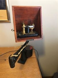 Western Union Telegraph on Arm