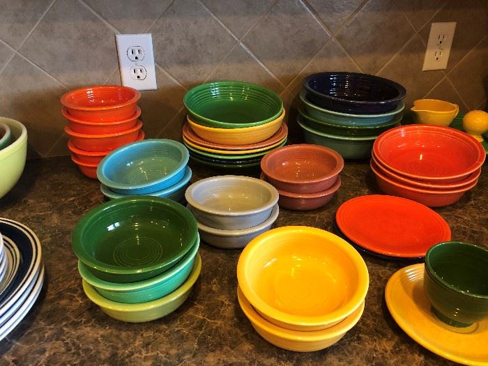 Vintage Fiesta Ware Dishes