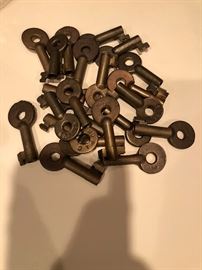 Railroad Padlock Keys