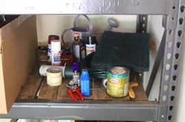 tools and garage items