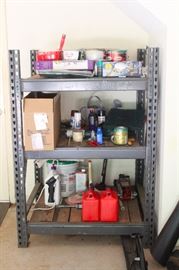 heavy duty garage shelving steel and wood