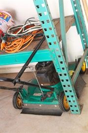 collapsible lawn mower gas powered