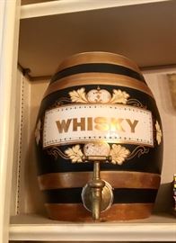 Pair 19th C. English whiskey barrels
