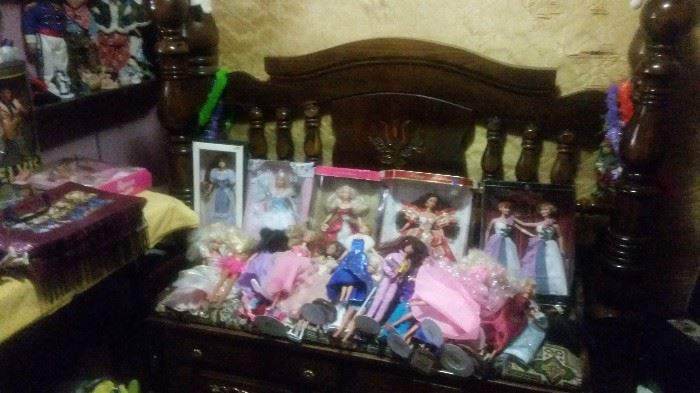 BARBIES, LOTS MORE THAN PICTURED