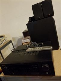 stereo equipment, receiver and speakers