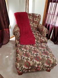 chair and ottoman