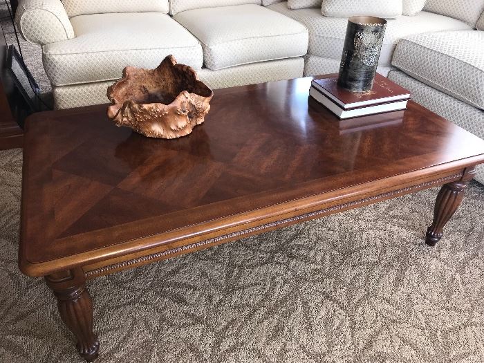 Coffee table with beautiful top 