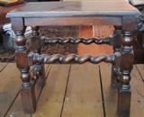 20. Small Antique English Oak Side Table