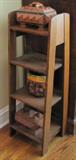 29. Early 1900's Arts & Crafts Oak Side Shelf - American
