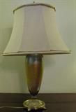 41. Signed Louis Comfort Tiffany - "Cypriot" Technique Lamp Made for Cassidy Lamp Company of New York