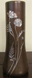 70. Heinz Vase - Sterling on Bronze - Approx 12 1/2" H