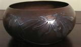 73. Heinz Bowl - Sterling on Bronze - Approx 3 1/2" H x 8" W
