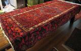 82. Reds, Blues, Orange Oriental Rug - Approx. 90" x 54"