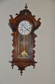 Vintage Gilbert East Lake Wall clock, 18"w x 38"h x 7"d