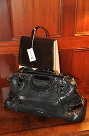 Tracy Reese handbag and leather backpack from Paris 