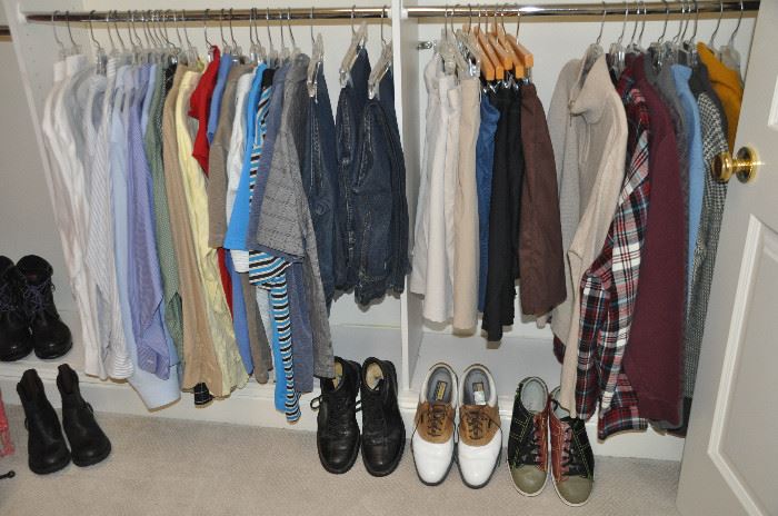 Nice selection of men's clothing
