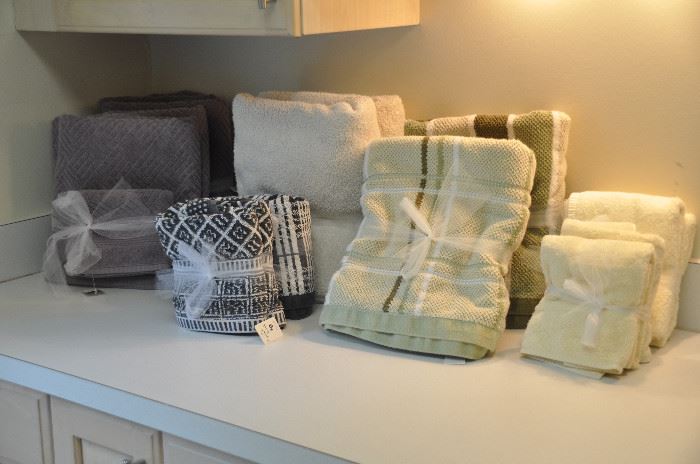 More towel sets to choose from