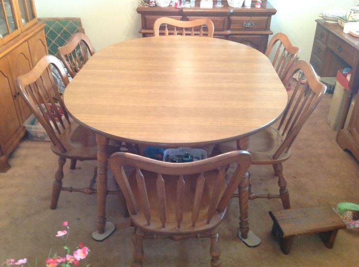 Dining Table / 6 Chairs $ 360.00
