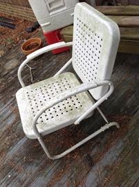 Vintage Metal Garden Chair $ 70.00