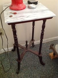 Marble Top Table $ 60.00
