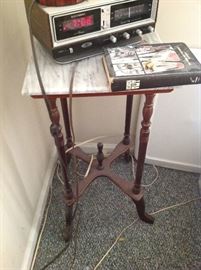 Marble Top Table - $ 60.00