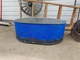 large watering trough