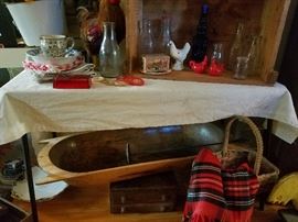 huge dough bowl / trencher