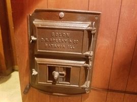 D.R. Sperry furnace door