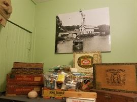 cigar boxes, matchbook collection