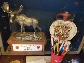 Mooseheart decanters