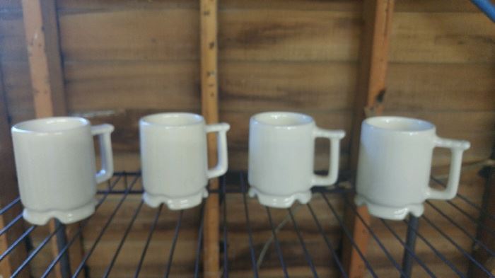 Frankoma mugs. Several different sets of Frankoma mugs. This is just one style!