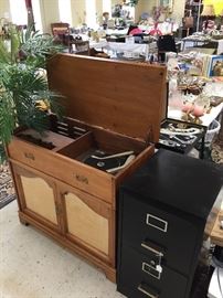 vintage record player