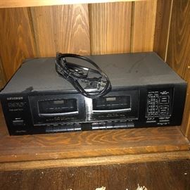 Vintage Optimus high speed dubbing stereo cassette deck
