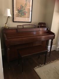 Story & Clark Piano and bench