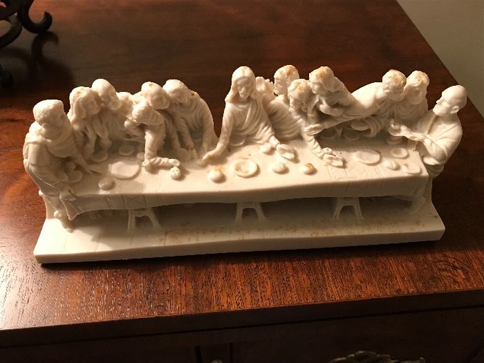 The Last Supper carving