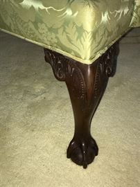 Detail of Kittinger Queen Anne Chippendale chair