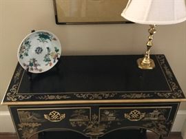 Baker Black Lacquered table