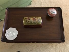 Top of Kittinger Tea table