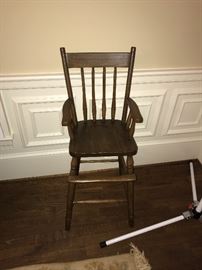 Antique highchair
