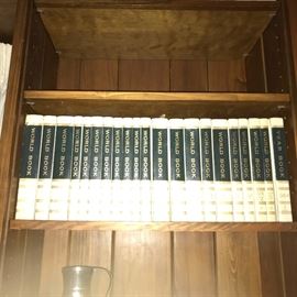 Vintage complete set of World Book Encyclopedia