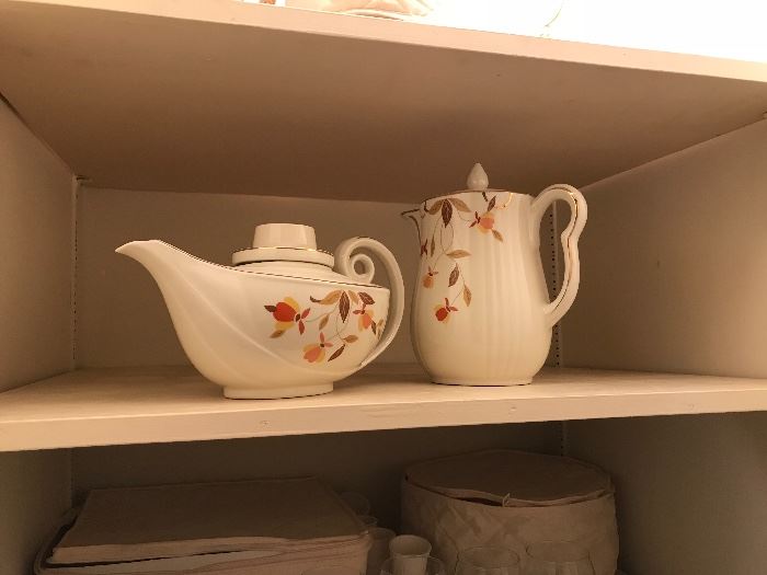 Hall's tea pots