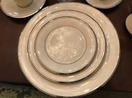 Close-up of Lenox fine bone china