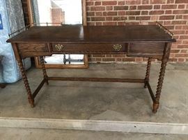 Vintage barley twist desk