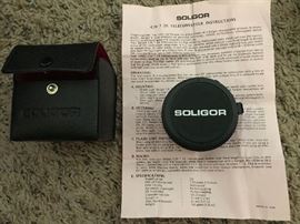 Soligor teleconverter lense