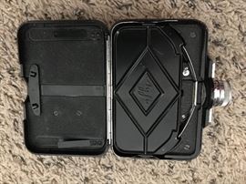 Interior of Agfa movie camera with film cartridge